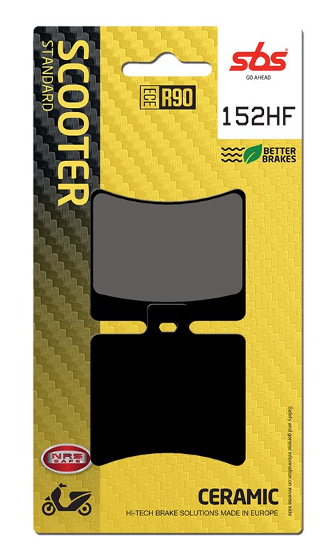 SBS brake pads KH298 street standart ceramic colour black (152HF)